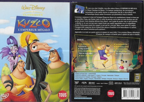 Dvd kuzco l empereur - dvd, kuzco,