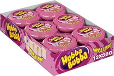 HUBBA HUBBA - Chewing Gum Rouleau - Bubble Gum - Goût Fancy Fruit - 12 Roulea...