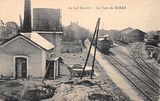 CPA 46 LA GARE DE BIARS /