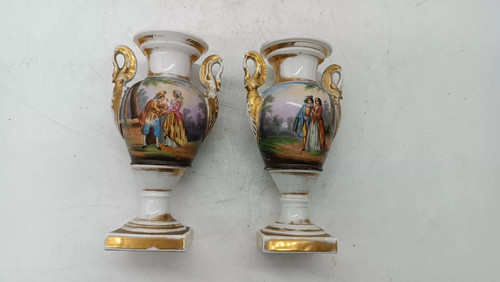 Ancienne paire vases en - ancienne, de