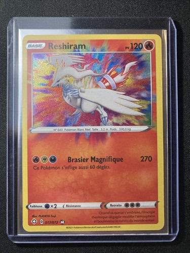 Reshiram amazing 017 - reshiram, carte