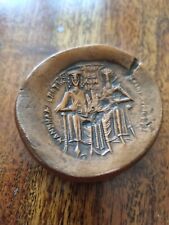 Rare Medaille BYZANTINE  CUIVRE? Aspron Trachy ?