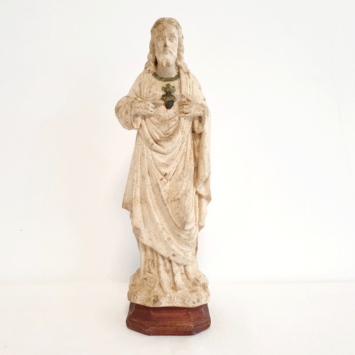 Statue sacré cœur de - du,