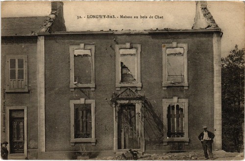 Cpa longwy maison - longwy, de