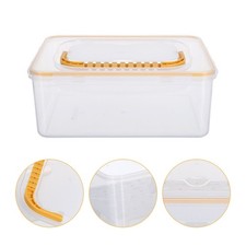  Boîte De Rangement Pour Verres À Vin Bac Plastique Conteneur Stockage D'outils