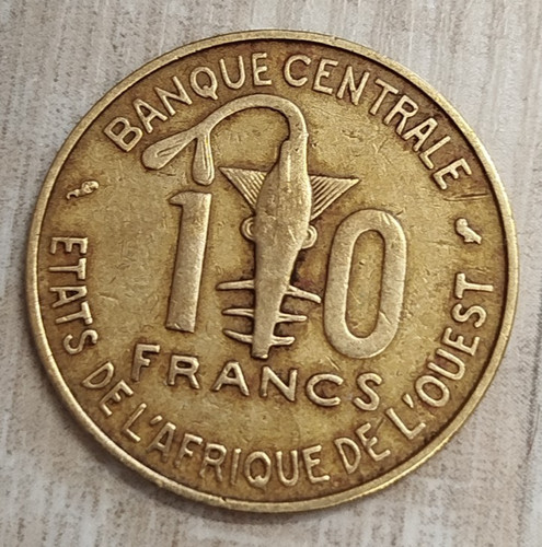 Pièce francs cfa - pièce, de