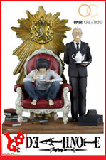 DEATH NOTE L & Watiri Diorama ONIRI Creations resine statue Manga shonen # Neuf