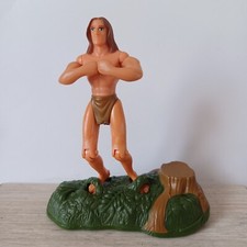 Jouet complet Figurine Disney mcdonald's 1999 TARZAN - TARZAN et son support 