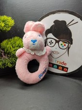 doudou peluche hochet lapin