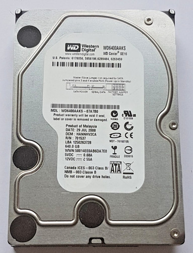 Disque dur 640 - , go