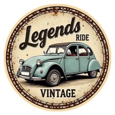 STICKER DEUCHE 2CV LEGENDS