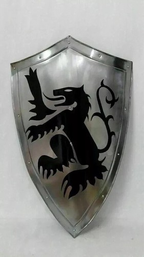 Bouclier lion chevalier - de,