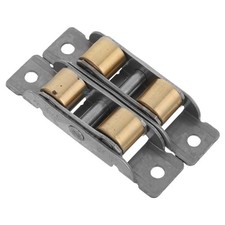  Lot de 2 roulettes pour portes coulissantes en verre : ensemble de roulettes