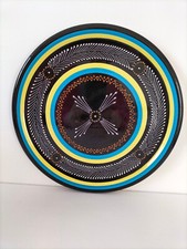 Plat HB Quimper décor à la perle