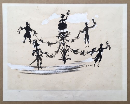 Dessin original gouache - dessin,