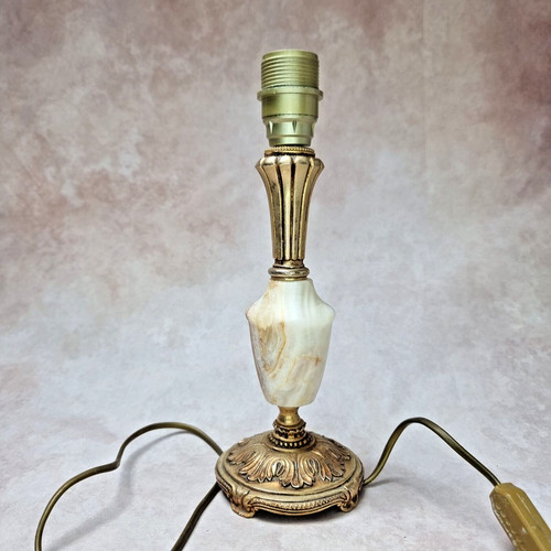 Pied lampe onyx avec - de,
