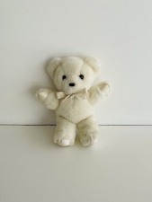 RARE Ours Bout'chou Blanc Crème 21cm - Samada Import - Étiquettes Présentes