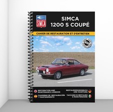 SIMCA 1200 S COUPÉ : Cahier