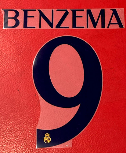 Kit flocage officiel benzema - flocage,