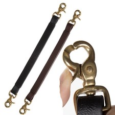 Sangle de préhension en cuir pour selle anglaise avec boucles en laiton pour st