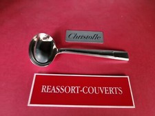 CUILLÈRE SAUCE GABON 18 CM CHRISTOFLE BEL ÉTAT MÉTAL ARGENTÉ 