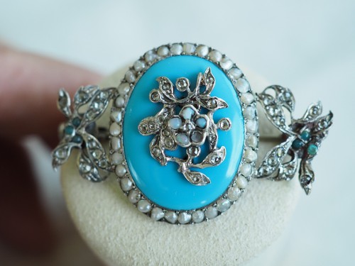 Broche ancien argent massif - ancien,