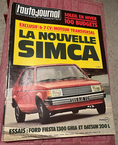 Auto journal 1 - l', auto-journal