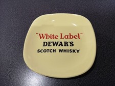 DEWAR'S WHITE LABEL WHISKY Cendrier publicitaire ancien