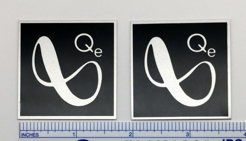 Infinity speaker badge logo - qe,