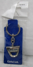 TA1613 PORTE CLE PUBLICITAIRE AUTOMOBILE RENAULT DACIA METAL CHROME 7711426301
