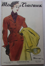 " Modes et Travaux " :  n°620 de 1952... Paquin-Poupée Françoise-Rue St Honoré