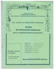 Cours de formation musicale Solfège chanté et théorie - Débutant 1 - Livre de l'