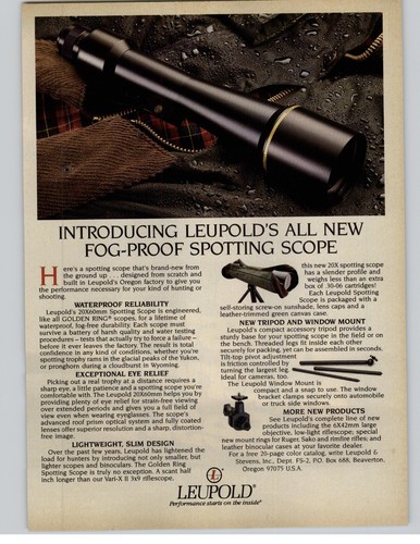 1986 leupold fog - leupold, proof