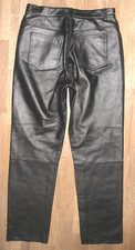 Beau Pantalon De Cuir En Cuir