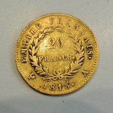 Napoleon francs gold - napoleon,
