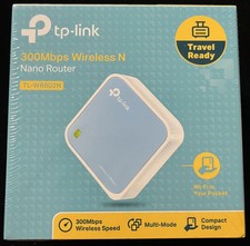 TP Link N300 Routeur Portable Sans Fil Nano (TL WR802N) Pont WiFi + NEUF #D