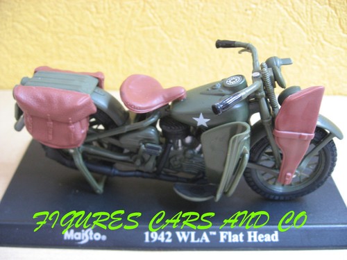 Moto harley davidson wla - 1/18,