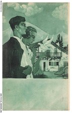 AWCP14-0965-64 - PAYS BASQUE - idylle - D'après une aquarelle de jacques le t