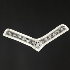 Col Ancien Dentelle A La Main Antique French Collar Lace Handmade