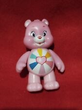??Rare Figurine Bisounours, "The Care Bears", Toumieux"Hopeful Heart Bear??.
