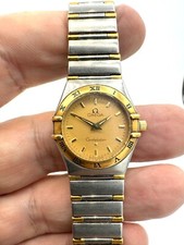 Montre Dame - Omega Constellation or 18 carats et acier