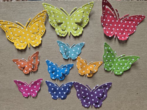 Assorted polka butterflies - polka,