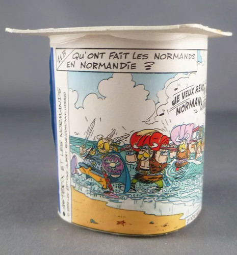 Asterix pot de yoghourt - asterix,
