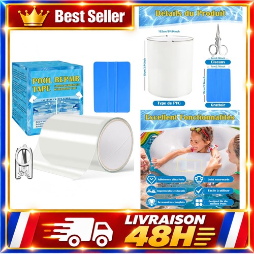 Kit réparation piscine ruban