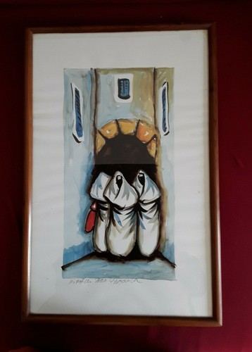 Aquarelle orientaliste des