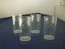 4 ANCIEN VERRE APERITIF RICARD