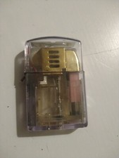 1 Briquet  Vintage Transparent Swatch ?  Type Zippo Gaz A Recharger