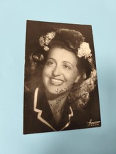 Ancienne photo dédicacée
