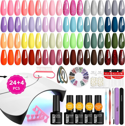 Kit ongle gel complet - uv,