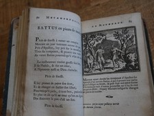 OVIDE : Métamorphoses d’Ovide en Rondeaux 1697 (2/2) Mortier gravures